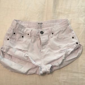 One Teaspoon Denim Bandit Shorts Size 26